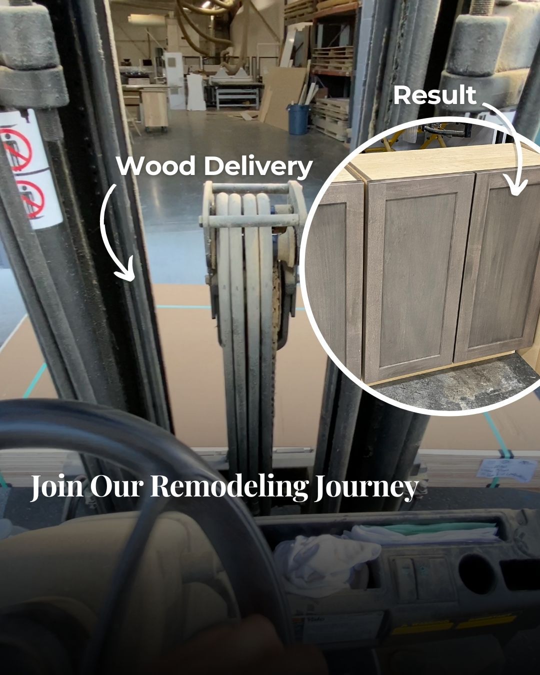 Behind the Scenes of Our Kitchen Remodeling Journey: Morning Wood Panel Delivery